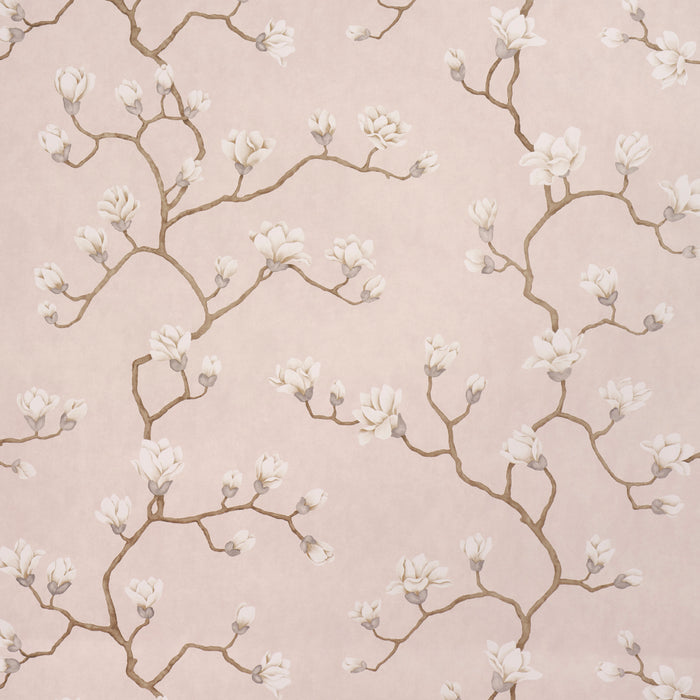 Schumacher Magnolia Tree Dusty Blush Wallpaper Sample 5016933