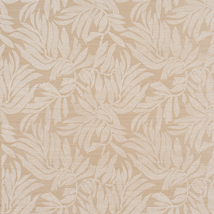 Schumacher Tayrona Palm Mosaic Sisal Playa Dorada Sand Wallpaper 5016950