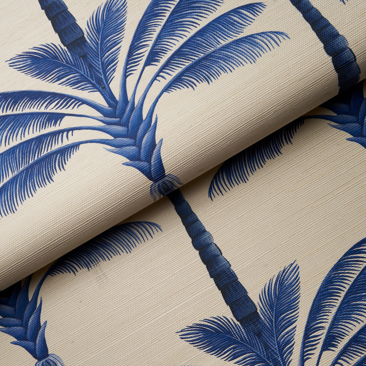 Schumacher A Palm Is A Palm Sisal Indigo Palm Grove Wallpaper 5016962