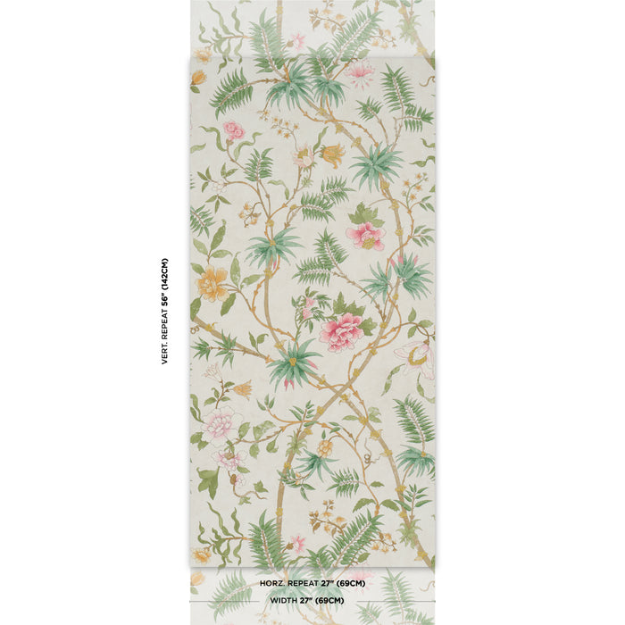 Schumacher Arasi Botanical Petal Wallpaper 5017172