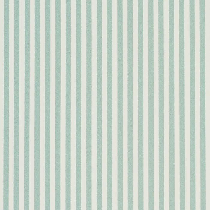 Schumacher Emma Stripe Narrow Teal Wallpaper 5017195