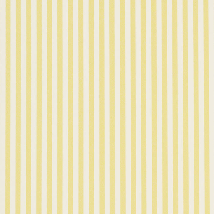 Schumacher Emma Stripe Narrow Yellow Wallpaper 5017196