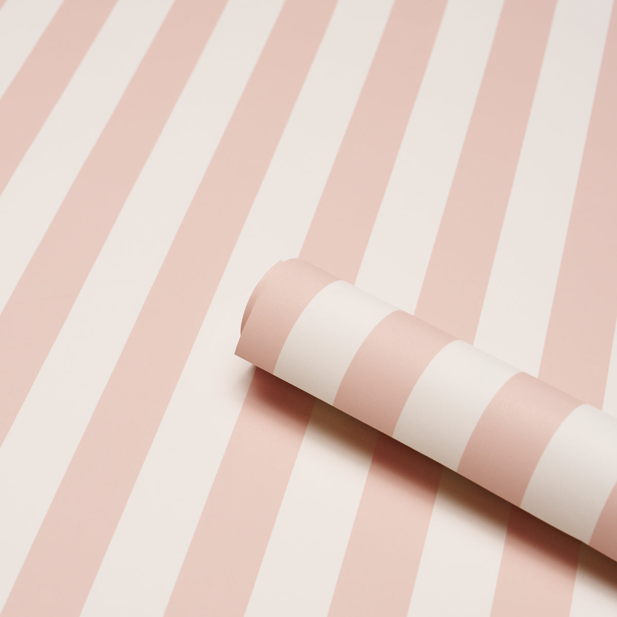 Schumacher Emma Stripe Blush Wallpaper 5017219