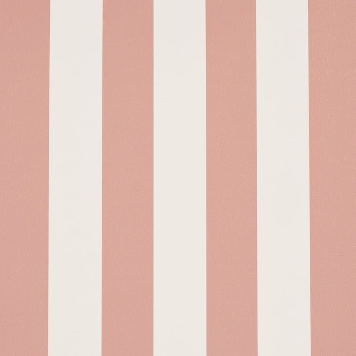 Schumacher Emma Stripe Coral Wallpaper 5017220