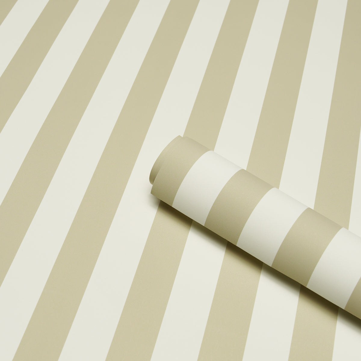 Schumacher Emma Stripe Neutral Wallpaper 5017222