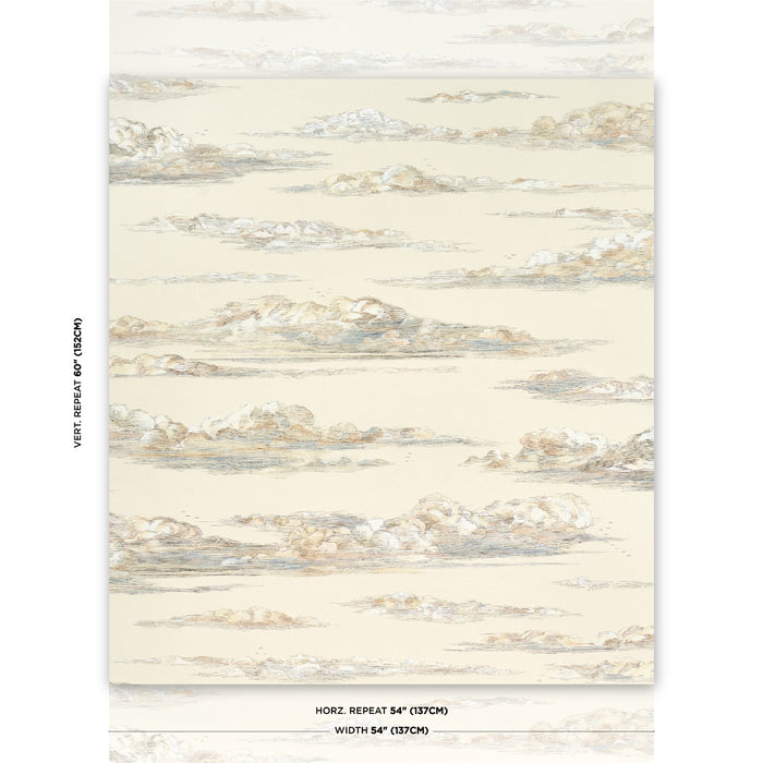 Schumacher Mr. Darcy's Clouds Pemberley Wallpaper 5017580