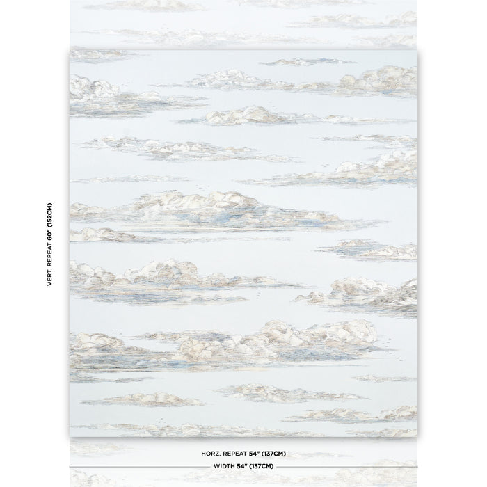 Schumacher Mr. Darcy's Clouds Sky Wallpaper 5017581