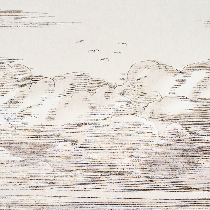 Schumacher Mr. Darcy's Clouds Grisaille Wallpaper 5017582