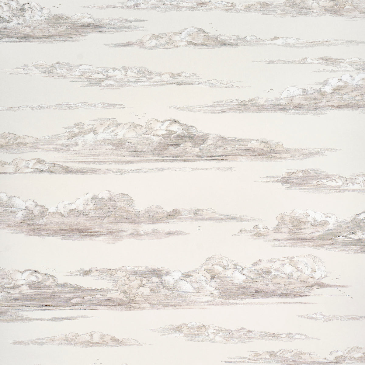 Schumacher Mr. Darcy's Clouds Grisaille Wallpaper 5017582