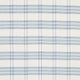 Schumacher Check Rustique Sky Fabric 50205