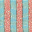 China Seas Bijou Stripe New Blue Brown New Shrimp Fabric Sample 5060-01