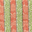 China Seas Bijou Stripe Melon Green Brown Fabric Sample 5060-07