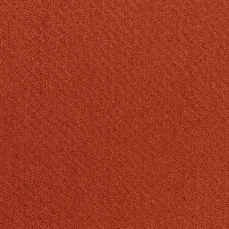 Schumacher Vionnet Satin Terracotta Fabric Sample 50886