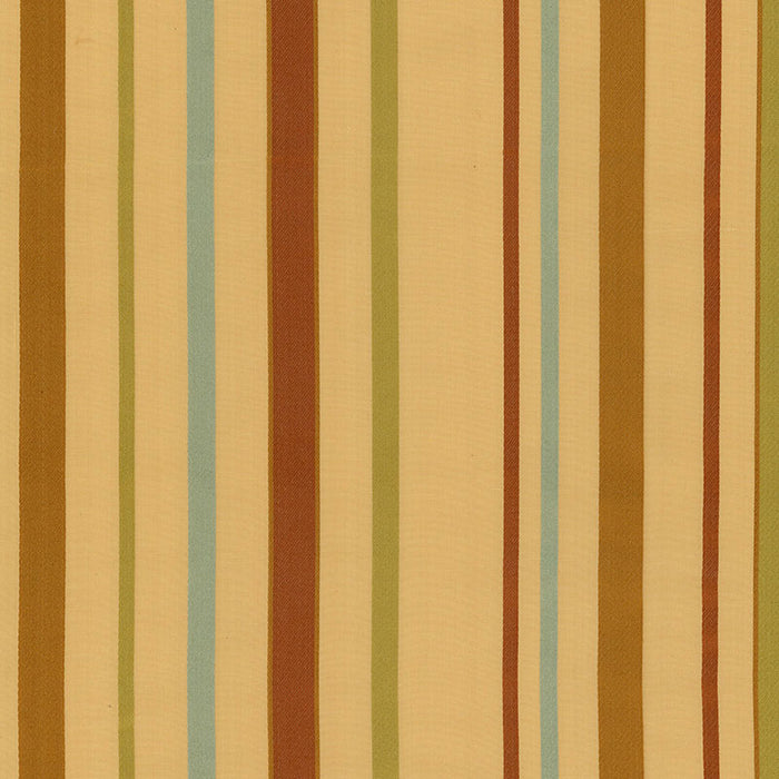 Schumacher Alessandra Silk Stripe Gold Fabric 51484