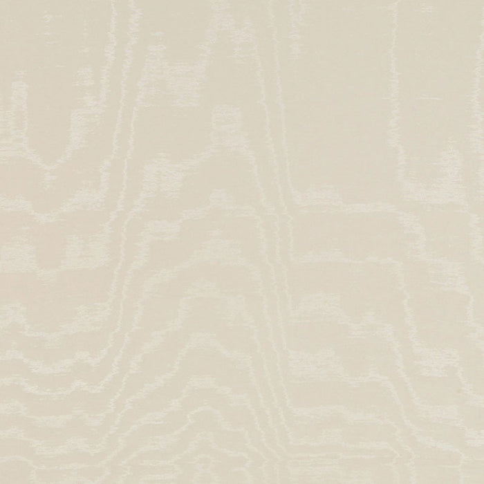 Schumacher Aria Moire Ecru Fabric 51920