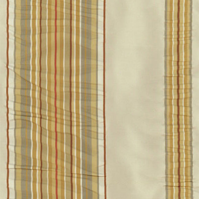 Schumacher Bizet Ruched Stripe Fresco Fabric 51943