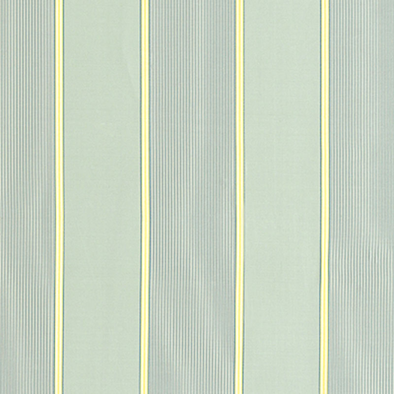 Schumacher Sophia Silk Stripe Aqua Fabric 52710