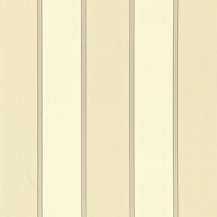 Schumacher Sophia Silk Stripe Champagne Fabric 52712