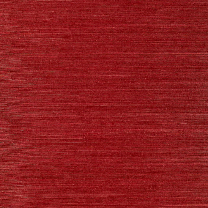 Schumacher Osan Sisal Red Wallpaper Sample 529632