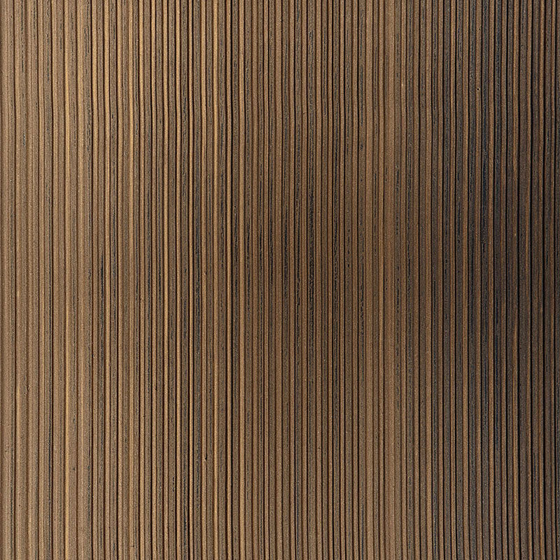 Schumacher Rimini Rib Burnished Bronze Wallpaper Sample 529907