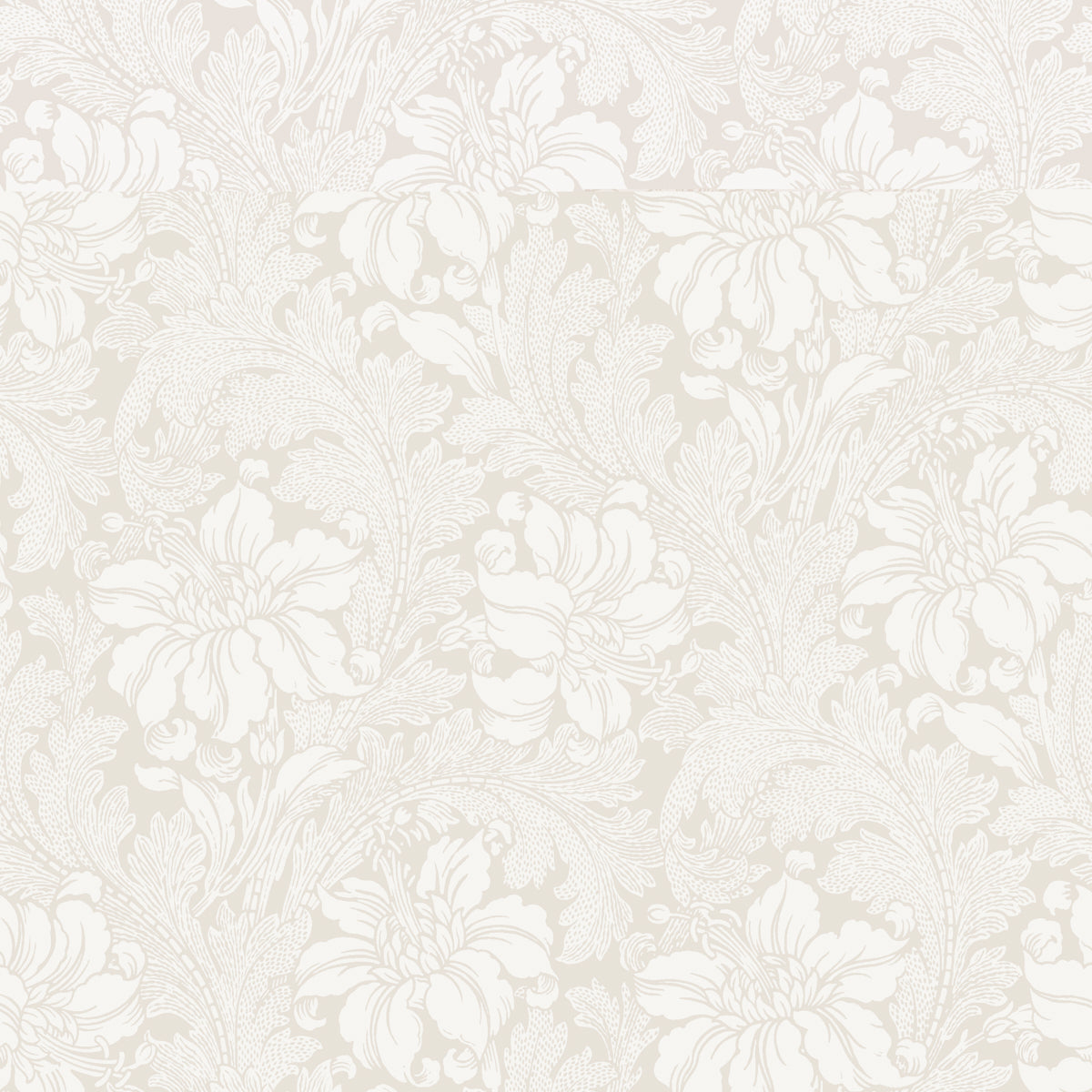 Schumacher Acanthus Garden Bone Wallpaper 5352