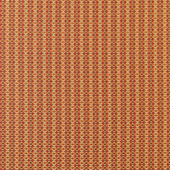 Schumacher Belvedere Weave Russet Fabric Sample 54032