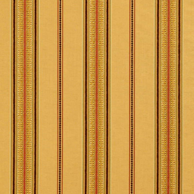 Schumacher Sinclair Chenille Stripe Camel Fabric 54062