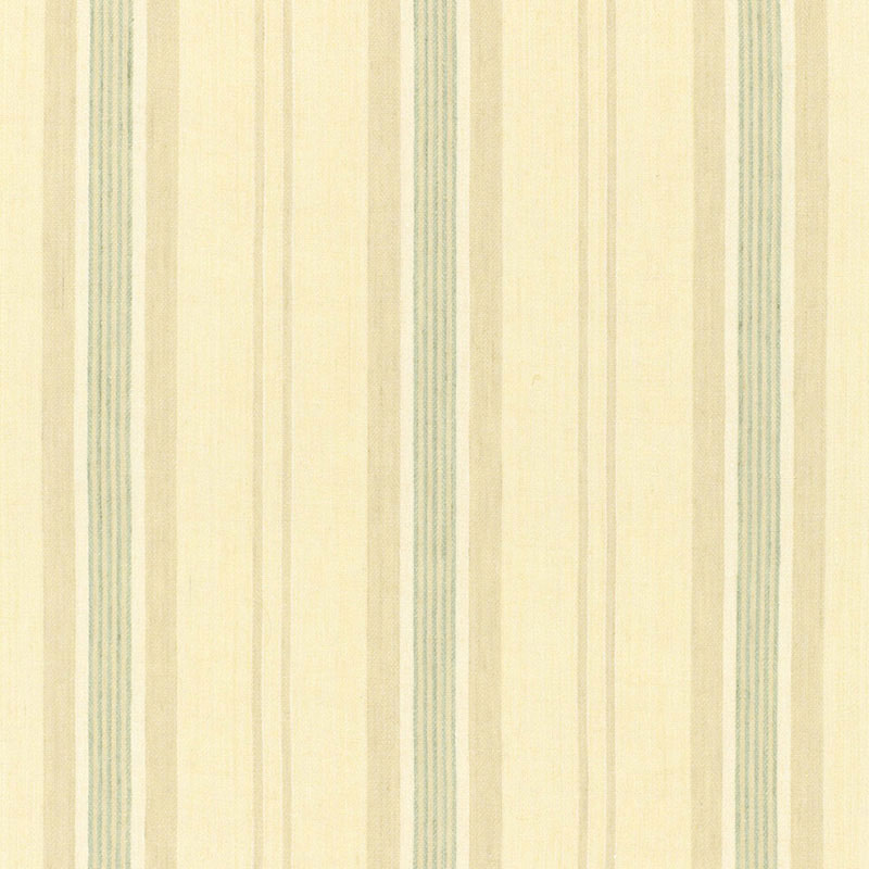 Schumacher Sagaponic Linen Stripe Linen Fabric 54150