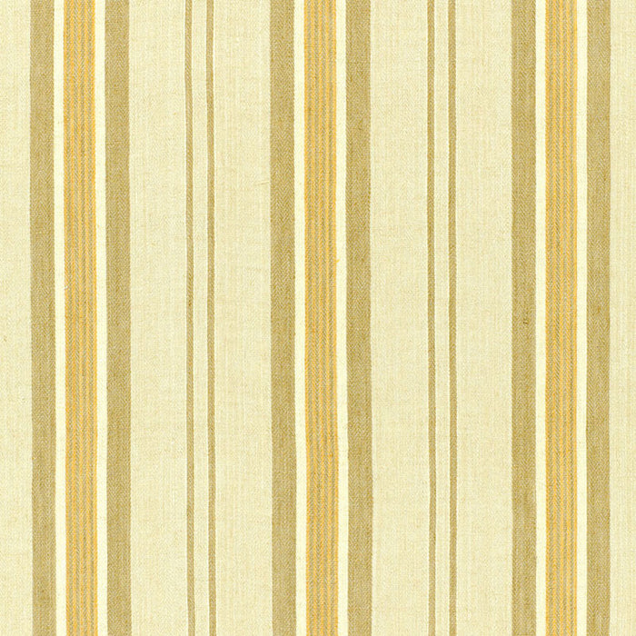 Schumacher Sagaponic Linen Stripe Driftwood Fabric 54152