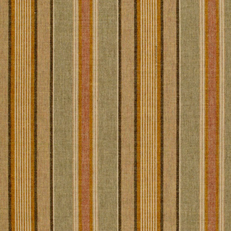 Schumacher Edgemere Stripe Mist Fabric Sample 54202