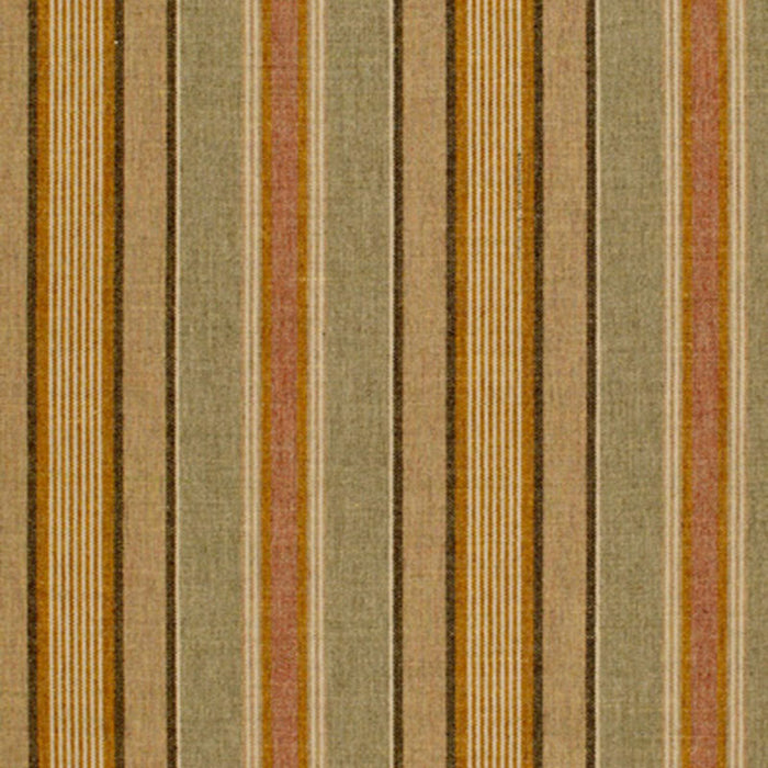 Schumacher Edgemere Stripe Mist Fabric Sample 54202