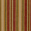 Schumacher Edgemere Stripe Indian Red Fabric Sample 54204