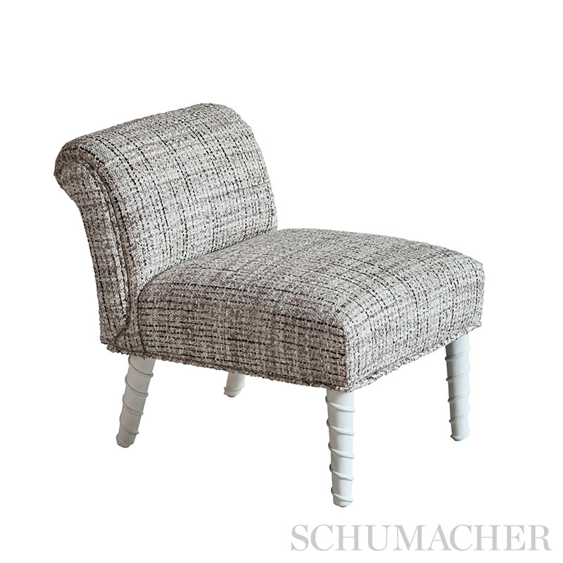 Schumacher Babe's Tweed Grey Fabric 54234