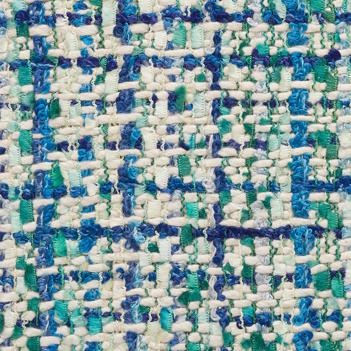 Schumacher Babe's Tweed Peacock Fabric 54236