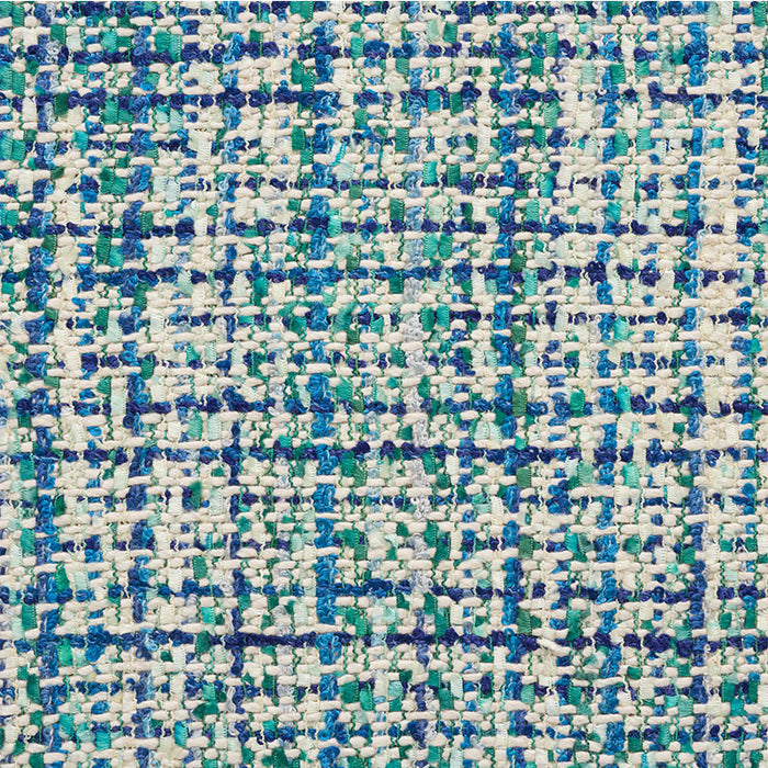 Schumacher Babe's Tweed Peacock Fabric 54236