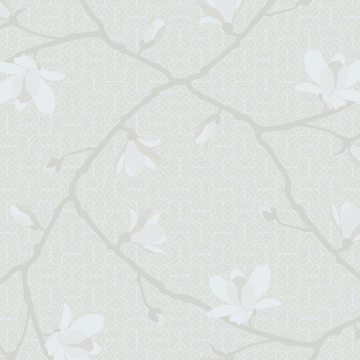 Schumacher Magnolia Bone Wallpaper 5452