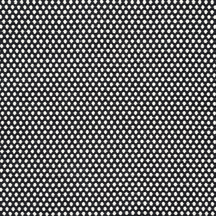 Schumacher Sabina Ivory & Black Fabric Sample 54601