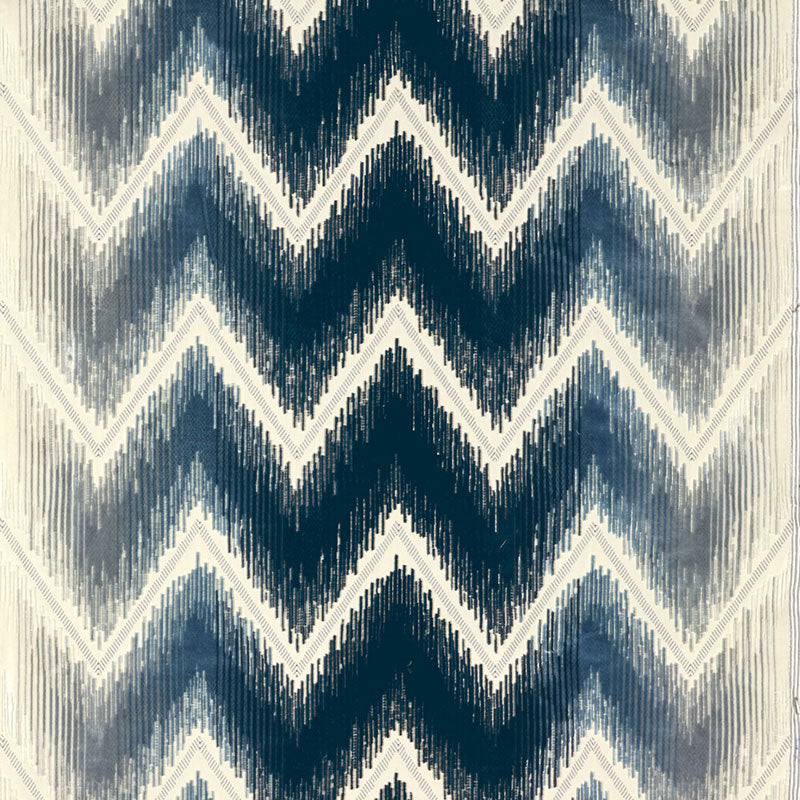 Schumacher Shock Wave Midnight Fabric 54862