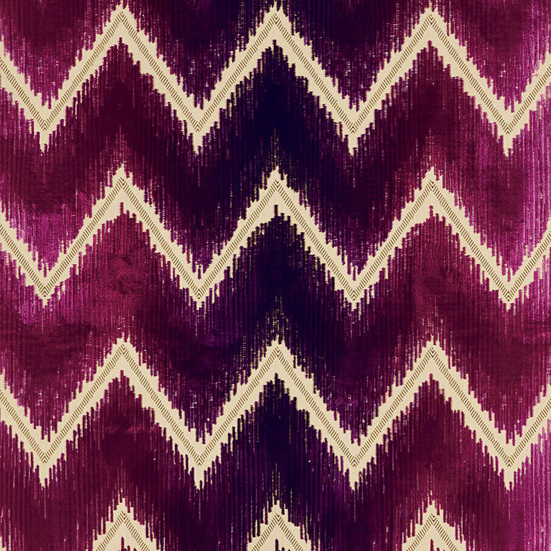 Schumacher Shock Wave Ruby Fabric 54863