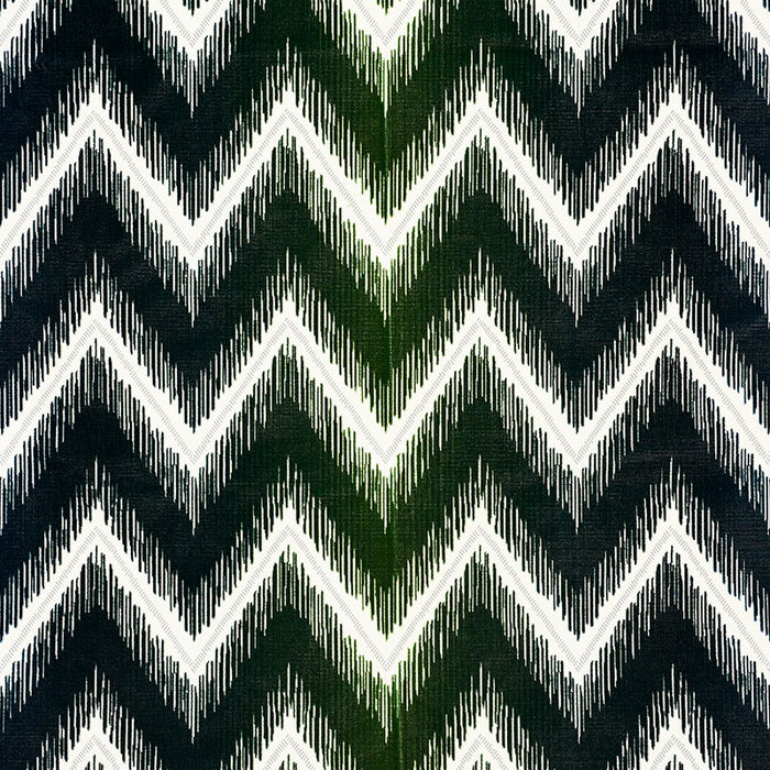 Schumacher Shock Wave Peacock Fabric 54864