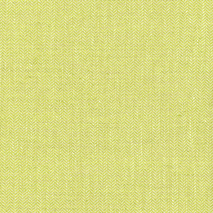 Schumacher Bryton Linen Herringbone Lime Fabric Sample 54926