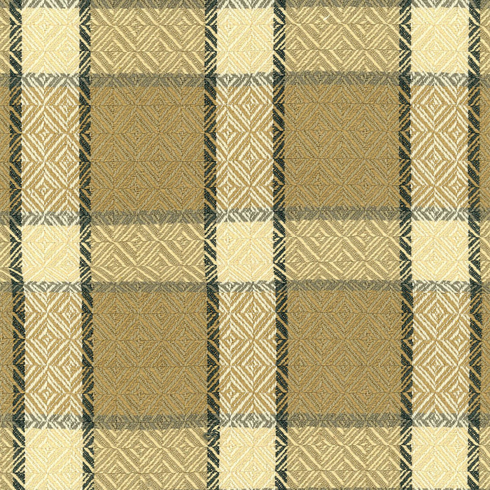 Schumacher Chesterfield Plaid Cork Fabric Sample 55331