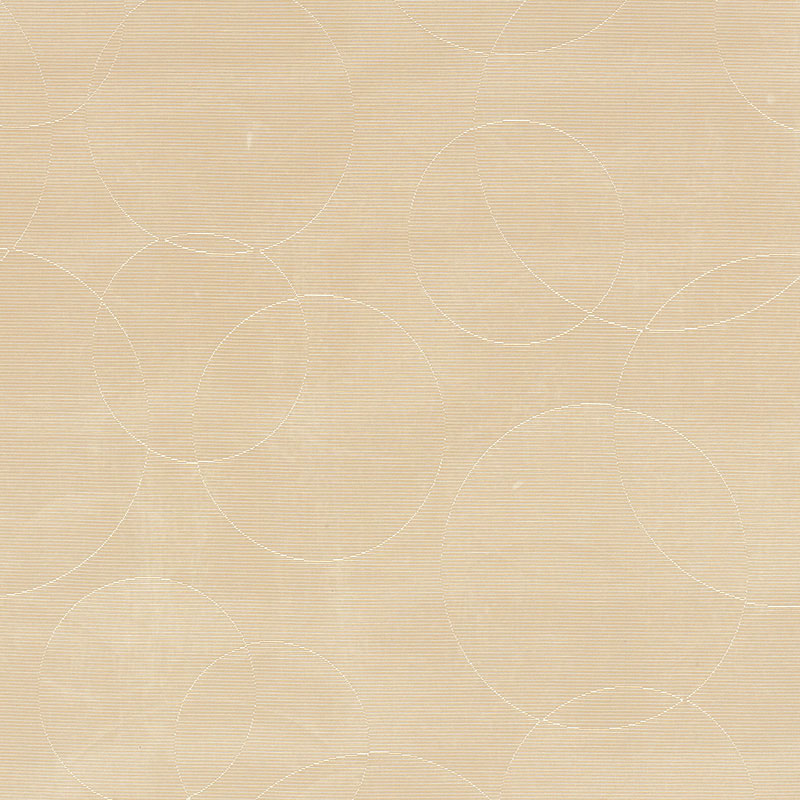 Schumacher Effervescence Moire Ivory Fabric 55380