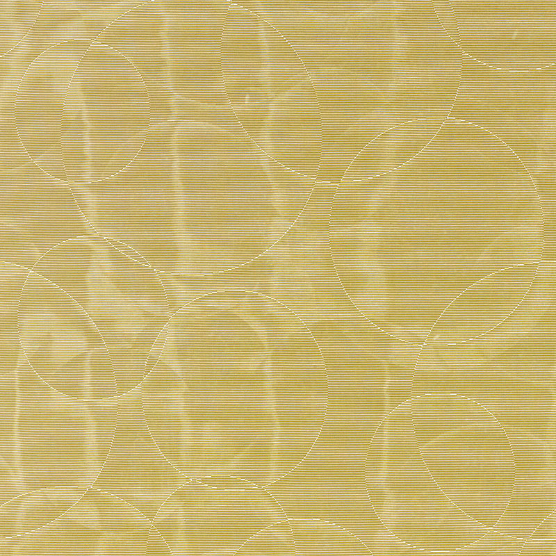 Schumacher Effervescence Moire Citrine Fabric 55381