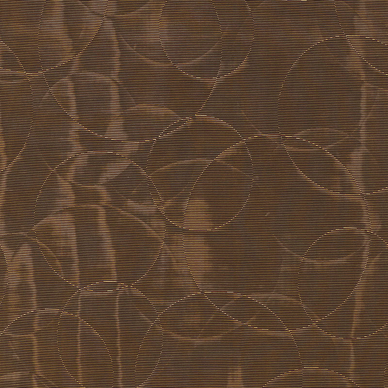 Schumacher Effervescence Moire Espresso Fabric 55384