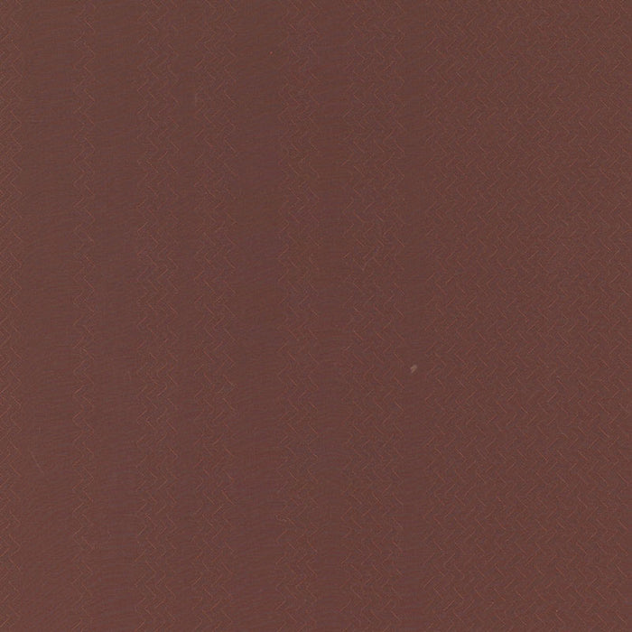 Schumacher Zig-Zag Deep Copper Fabric Sample 55451