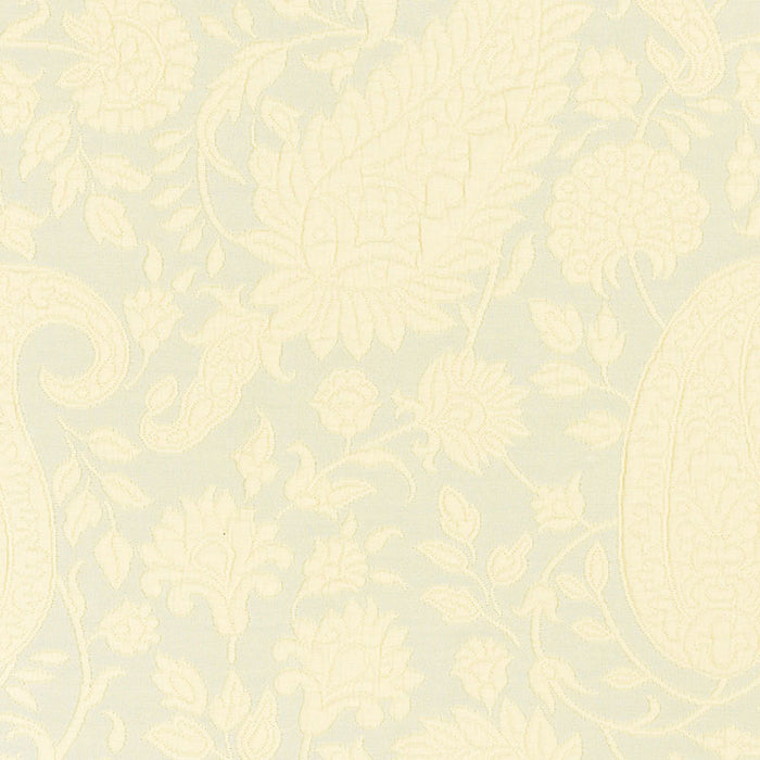 Schumacher Cachemire Cortona Aqua Fabric 55640