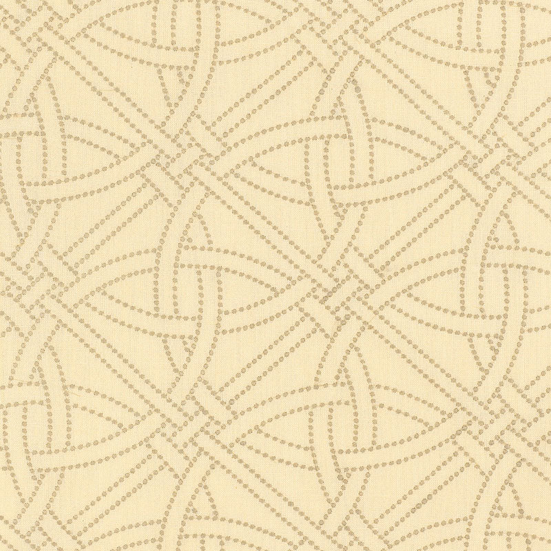 Schumacher Durance Embroidery Limestone Fabric Sample 55694