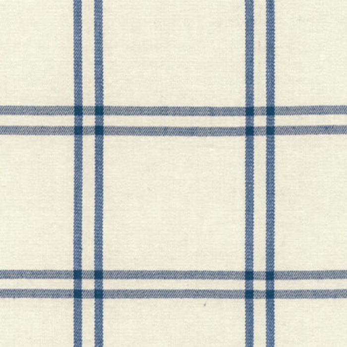 Schumacher Luberon Plaid Indigo Fabric 55715