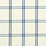 Schumacher Luberon Plaid Blue Fabric 55716